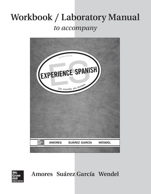 Workbook/Lab Manual For Experience Spanish book