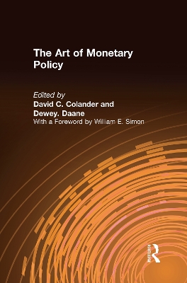 The Art of Monetary Policy by David C. Colander