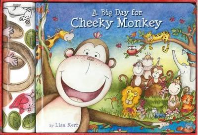 A Big Day for Cheeky Monkey Book & Decal Set by Lisa Kerr