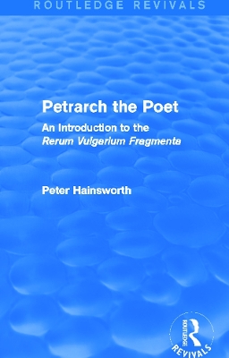 Petrarch the Poet book