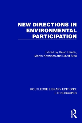 New Directions in Environmental Participation book