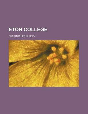 Eton College book