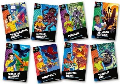 Project X Alien Adventures: Dark Red Book Band, Oxford Levels 17-18: Dark Red Book Band, Mixed Pack of 8 book