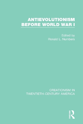 Antievolutionism Before World War I book