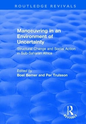 Manoeuvring in an Environment of Uncertainty: Structural Change and Social Action in Sub-Saharan Africa book