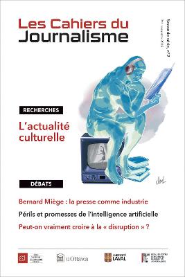 Les Cahiers du Journalisme, V.2, NO2: L'actualité culturelle book