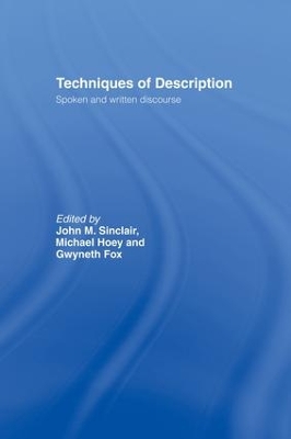 Techniques of Description book