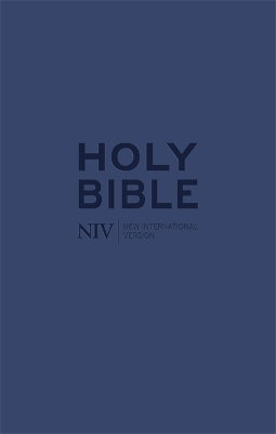 NIV Tiny Navy Soft-tone Bible with Zip book