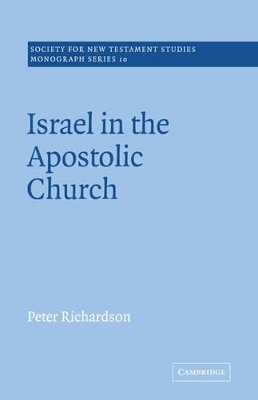 Israel in the Apostolic Church book