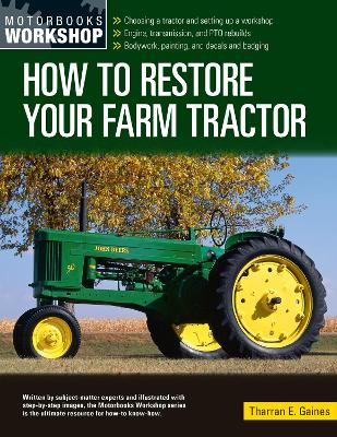 How to Restore Your Farm Tractor: Choosing a tractor and setting up a workshop - Engine, transmission, and PTO rebuilds - Bodywork, painting, and decals and badging book