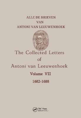 Collected Letters Van Leeuwenhoek by Antoni Van Leeuwenhoek