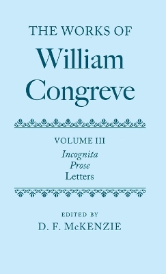 Works of William Congreve book