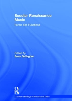 Secular Renaissance Music book