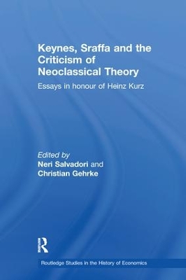 Keynes, Sraffa and the Criticism of Neoclassical Theory book