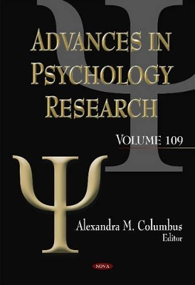Advances in Psychology Research by Alexandra M Columbus