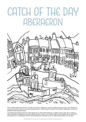 Helen Elliott Poster: Catch of the Day Aberaeron book