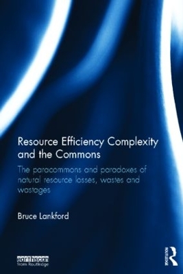 Resource Efficiency Complexity and the Commons: The Paracommons and Paradoxes of Natural Resource Losses, Wastes and Wastages by Bruce Lankford