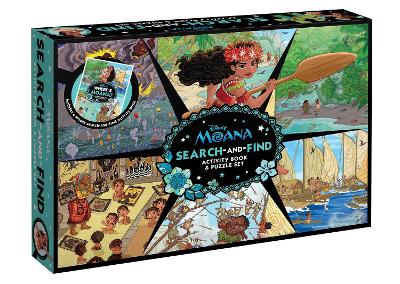 Moana: Search-and-Find Activity Book and Puzzle (Disney: 200 Pieces) book