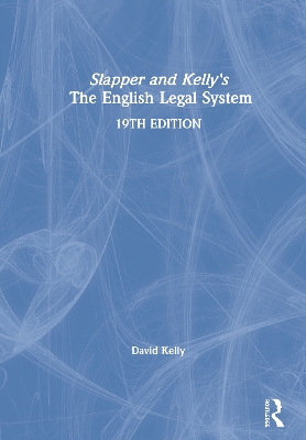 Slapper and Kelly's The English Legal System book