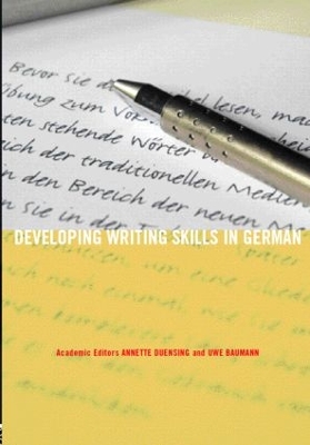 Developing Writing Skills in German book