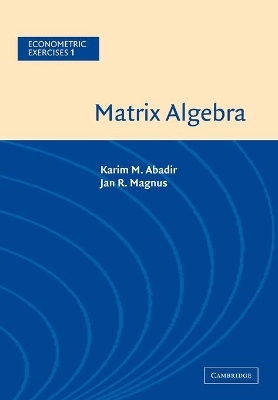 Matrix Algebra book