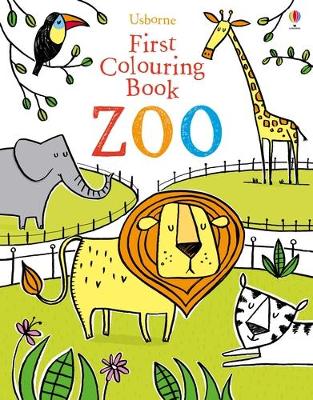 First Colouring Book Zoo book