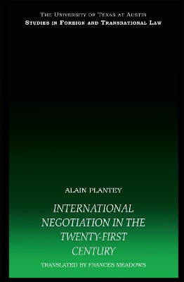 International Negotiation in the Twenty-First Century book