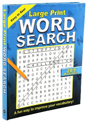 Large Print Word Search book