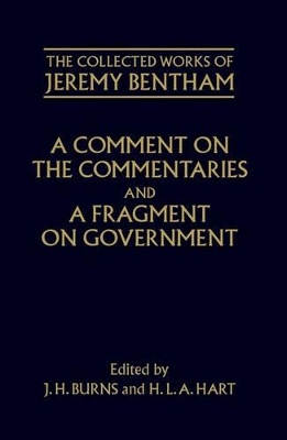 Comment on the Commentaries and A Fragment on Government book