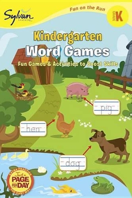 Kindergarten Word Games (Sylvan Fun On The Run Series) book