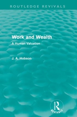 Work and Wealth book