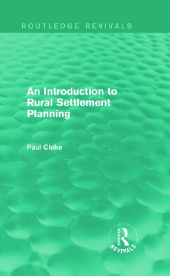 Introduction to Rural Settlement Planning book