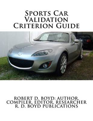 Sports Car Validation Criterion Guide book
