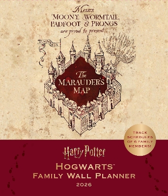 2026 Harry Potter: Hogwarts Family Wall Planner book