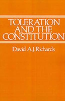 Toleration and the Constitution book