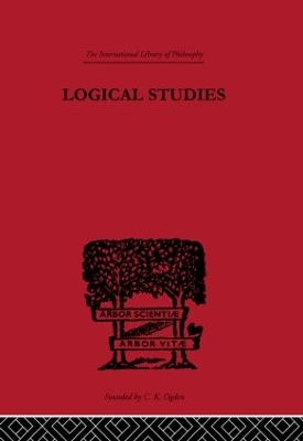 Logical Studies by Georg Henrik Von Wright