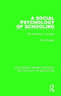 Social Psychology of Schooling book