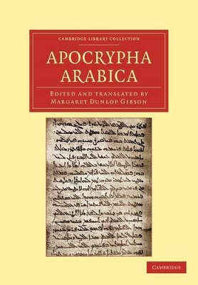 Apocrypha Arabica book