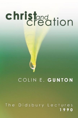 Christ and Creation book