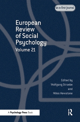 European Review of Social Psychology by Miles Hewstone