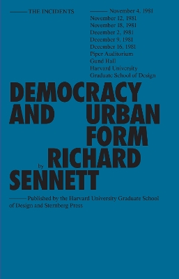 Democracy and Urban Form book