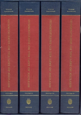 Commentaries on the Laws of England book
