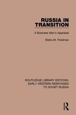 Russia in Transition by Elisha M. Friedman