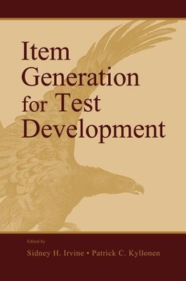 Item Generation for Test Development by Sidney H. Irvine