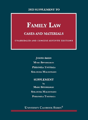 2023 Supplement to Family Law, Cases and Materials, Unabridged and Concise book