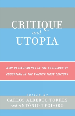 Critique and Utopia book