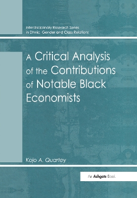 Critical Analysis of the Contributions of Notable Black Economists book
