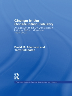 Change in the Construction Industry book