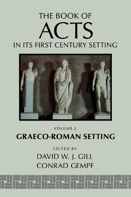 Book of Acts in Its Graeco-Roman Setting book