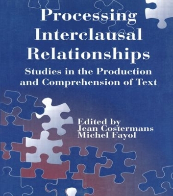 Processing Interclausal Relationships book